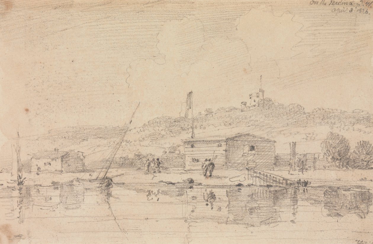 1826 年 4 月 8 日，麦地那 作者 船长托马斯黑斯廷斯