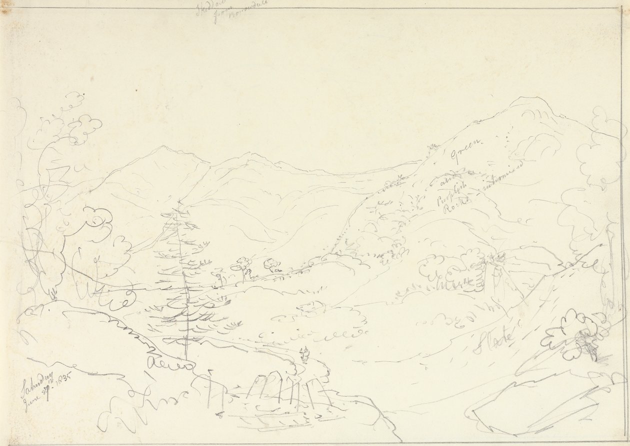 来自 Borrowdale 的斯基多，1835 年 6 月 27 日星期六 作者 船长托马斯黑斯廷斯