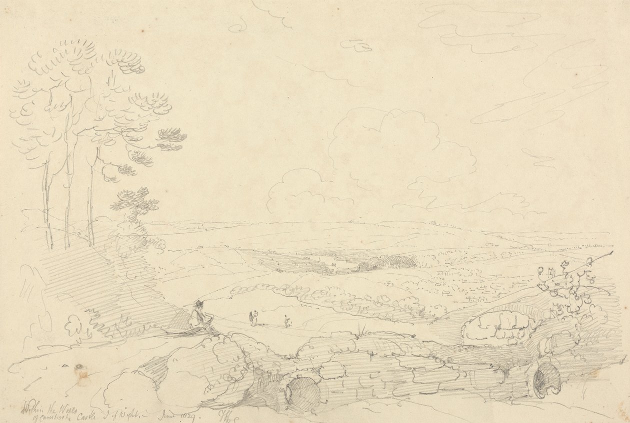 1829 年 6 月，怀特岛卡里斯布鲁克城堡内 作者 船长托马斯黑斯廷斯