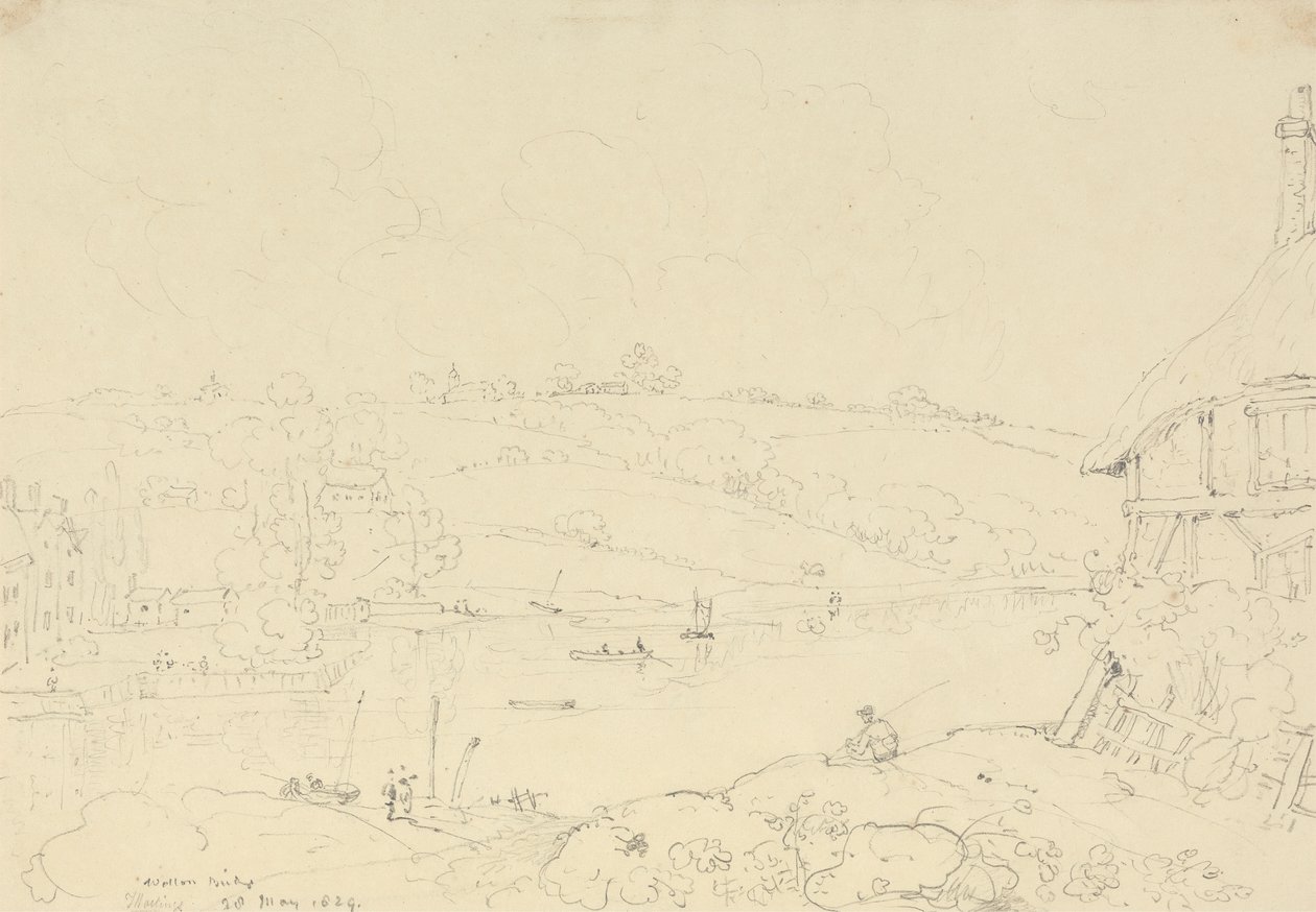 沃顿桥，1829 年 5 月 28 日 作者 船长托马斯黑斯廷斯