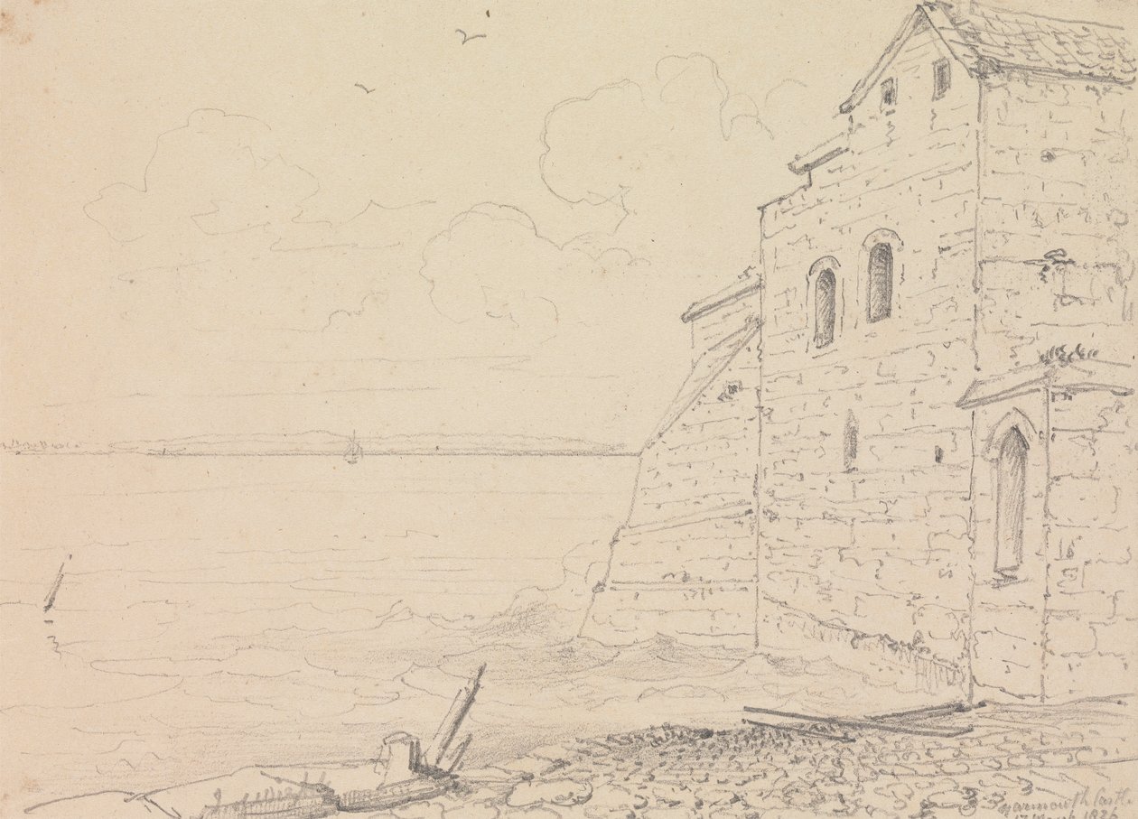 雅茅斯城堡，1826 年 3 月 17 日 作者 船长托马斯黑斯廷斯