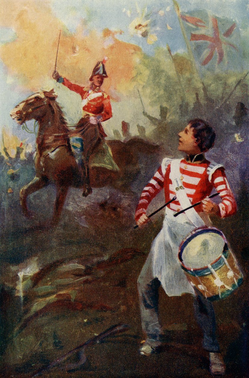 “保持这种状态”，酋长说，“我不会忘记它”，来自Walter Wood的“格兰特掷弹兵”的主题，Routledge出版，c.1912 作者 爱德华·亨利·汉德利上尉阅读