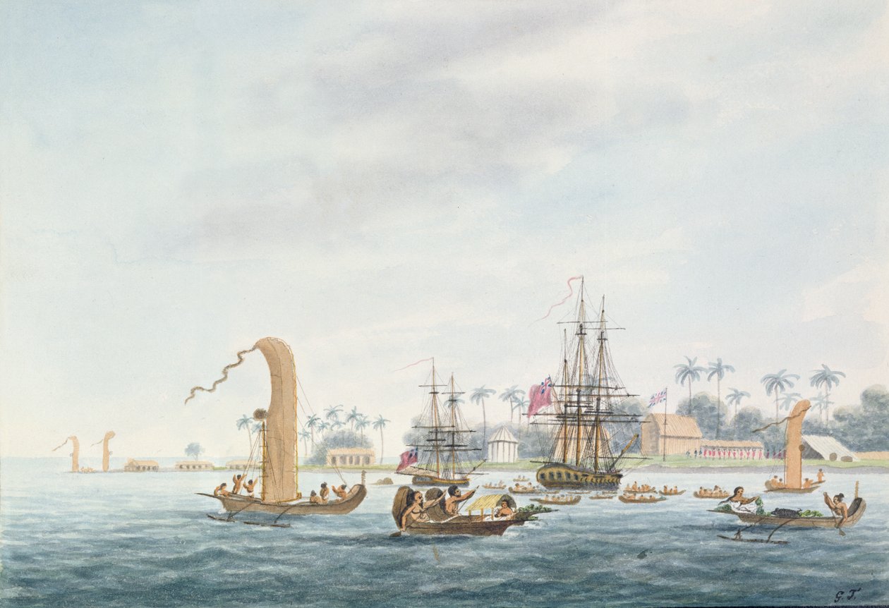 维纳斯角，Otahytey岛，1792年 作者 乔治·托宾船长