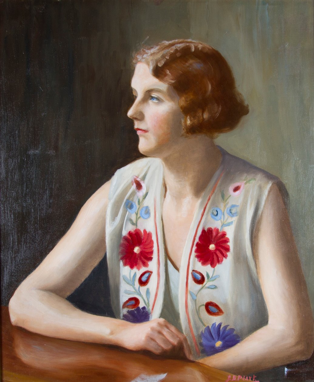 作家兼插画家Marian Ada的肖像。 Peart，c.1930 作者 队长JB Peart