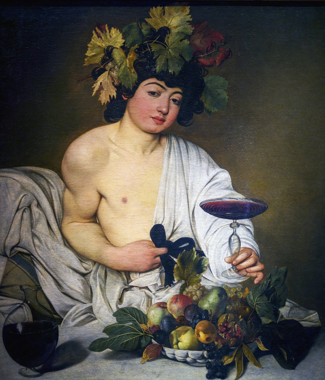 意大利语: Bacco Bacchus 作者 卡拉瓦乔