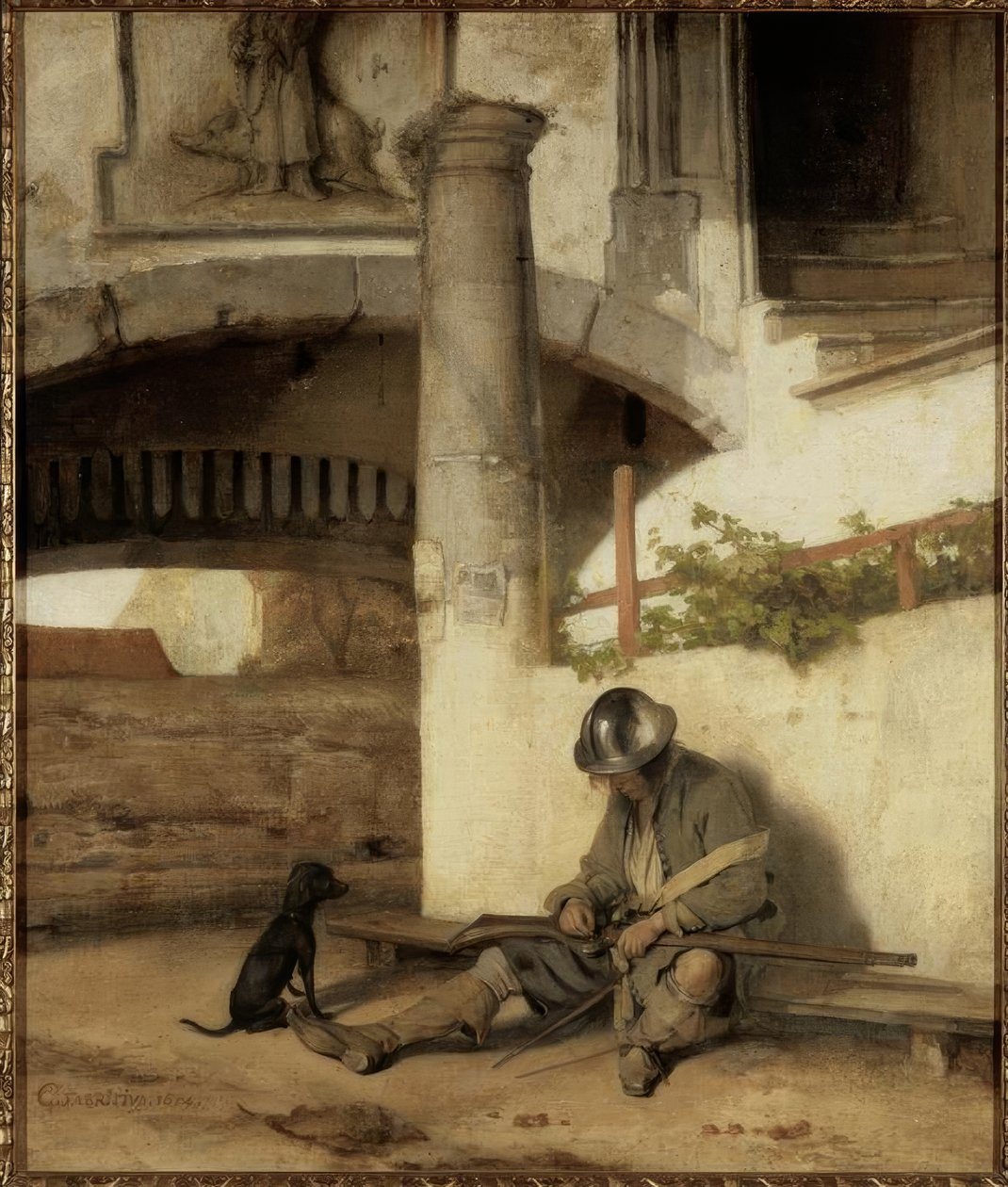看门人 作者 卡雷尔·法布里修斯（Carel Fabritius）
