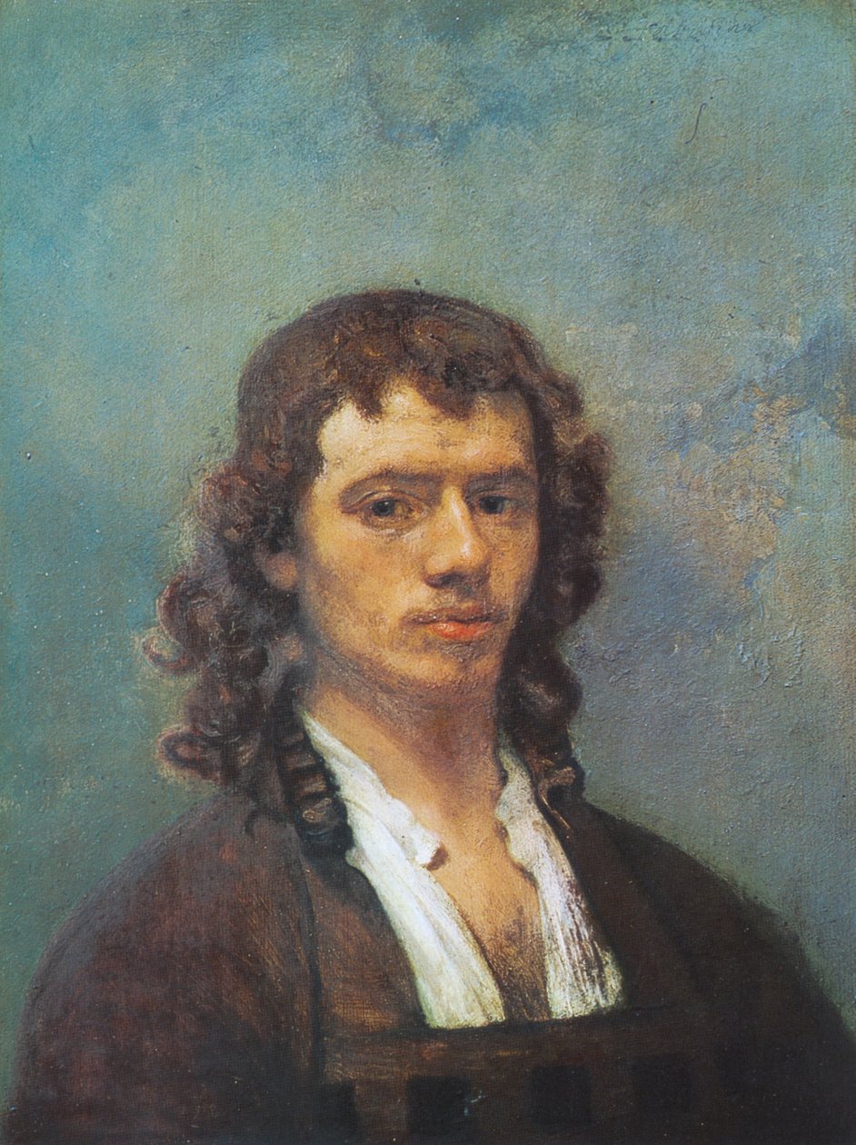 可能Carel Pietersz Fabritius的肖像 作者 卡雷尔·法布里修斯（Carel Fabritius）