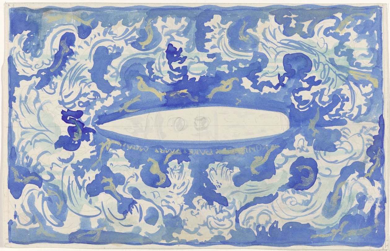 为皇家帕克特船运公司设计小图案 作者 Carel Adolph 狮子纪念章