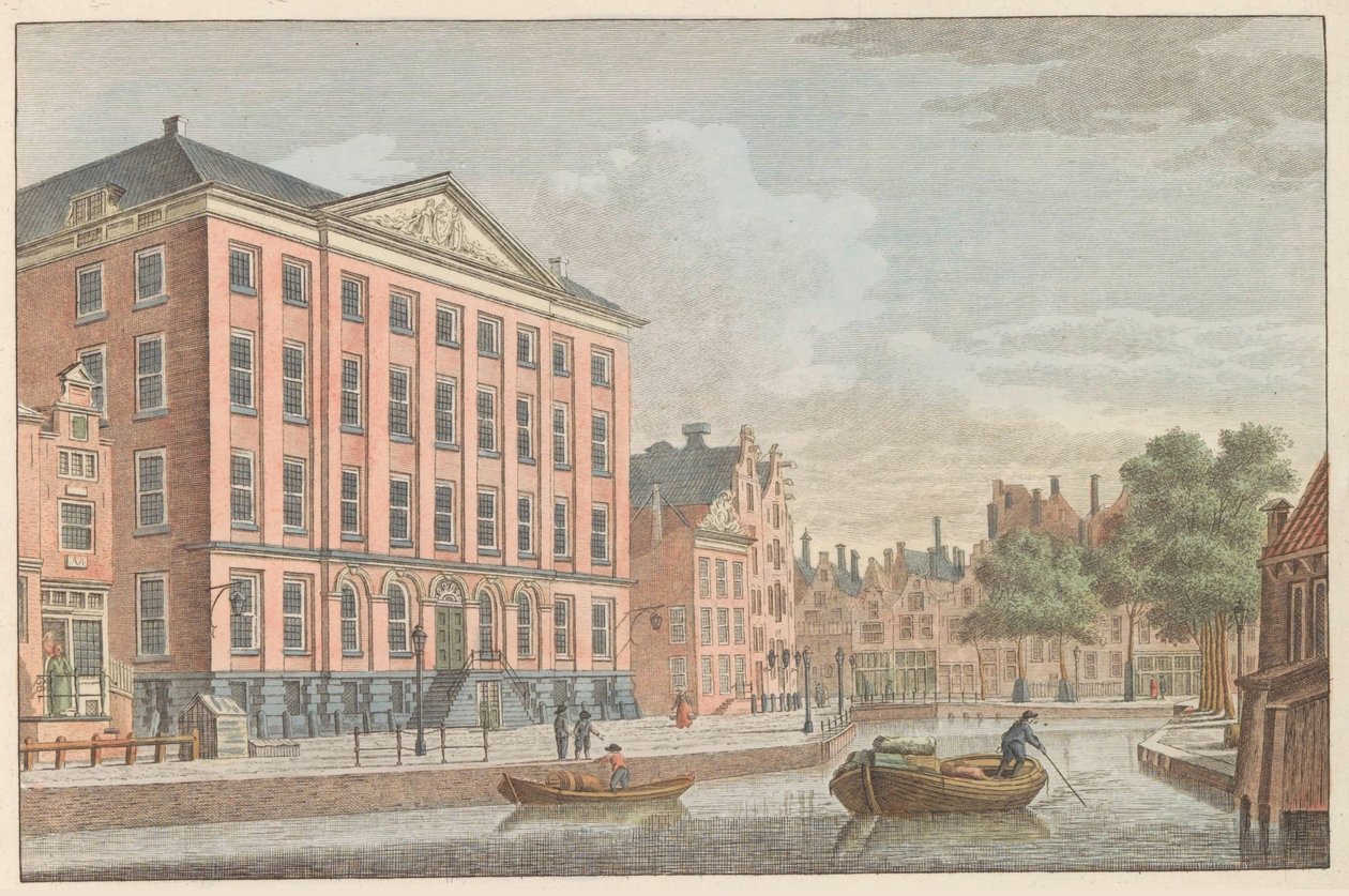 阿姆斯特丹的罗马天主教马格登胡斯（Maagdenhuis），约 1790 年
阿姆斯特丹 R.C. Maagdenhuis。/ Hospice Catolique dite Maison des Vierges à Amsterdam（物品上的标题） 作者 卡雷尔·弗雷德里克·本多普 (I)