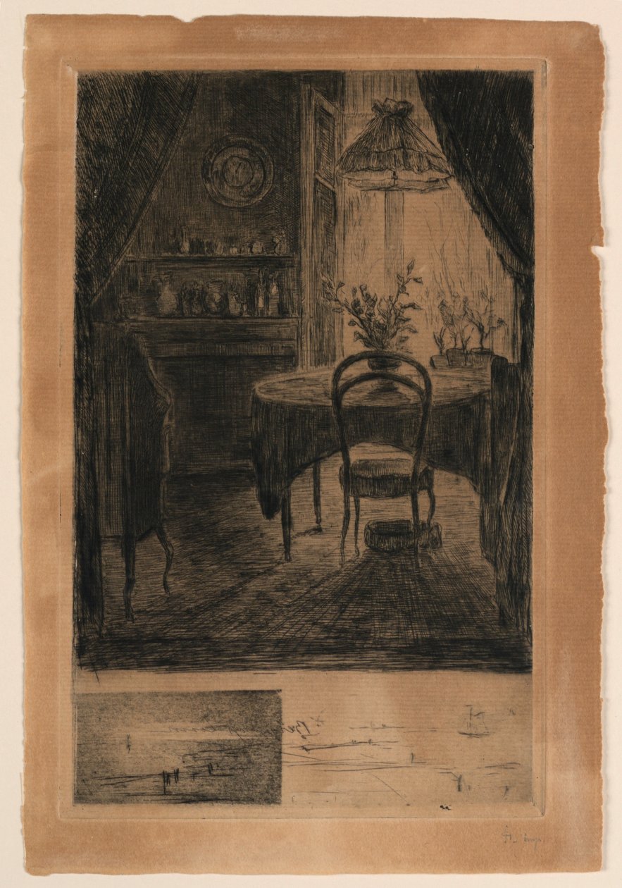艺术家之家的房间 作者 Carel Nicolaas Storm van 的 Gravensande