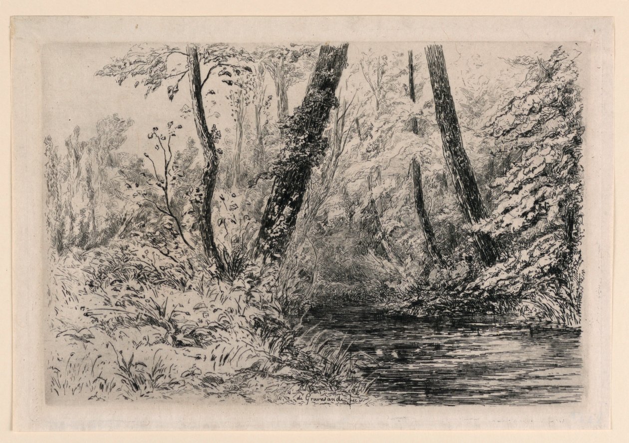 纪念韦勒（Veules）的克雷索尼耶尔（Cressonnières 作者 Carel Nicolaas Storm van 的 Gravensande