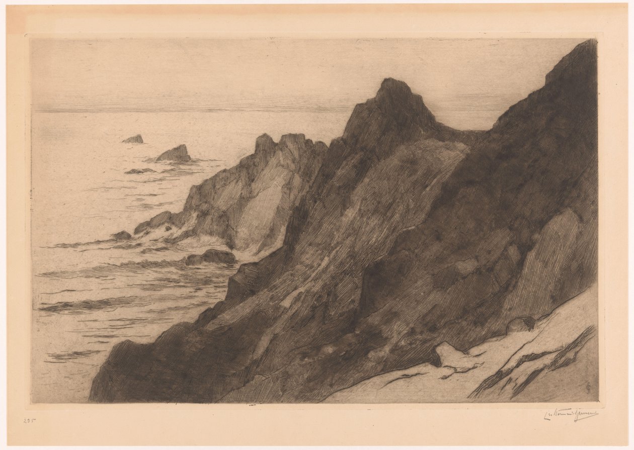 拉兹角 作者 Carel Nicolaas Storm van 的 Gravesande （有艺术家签名）