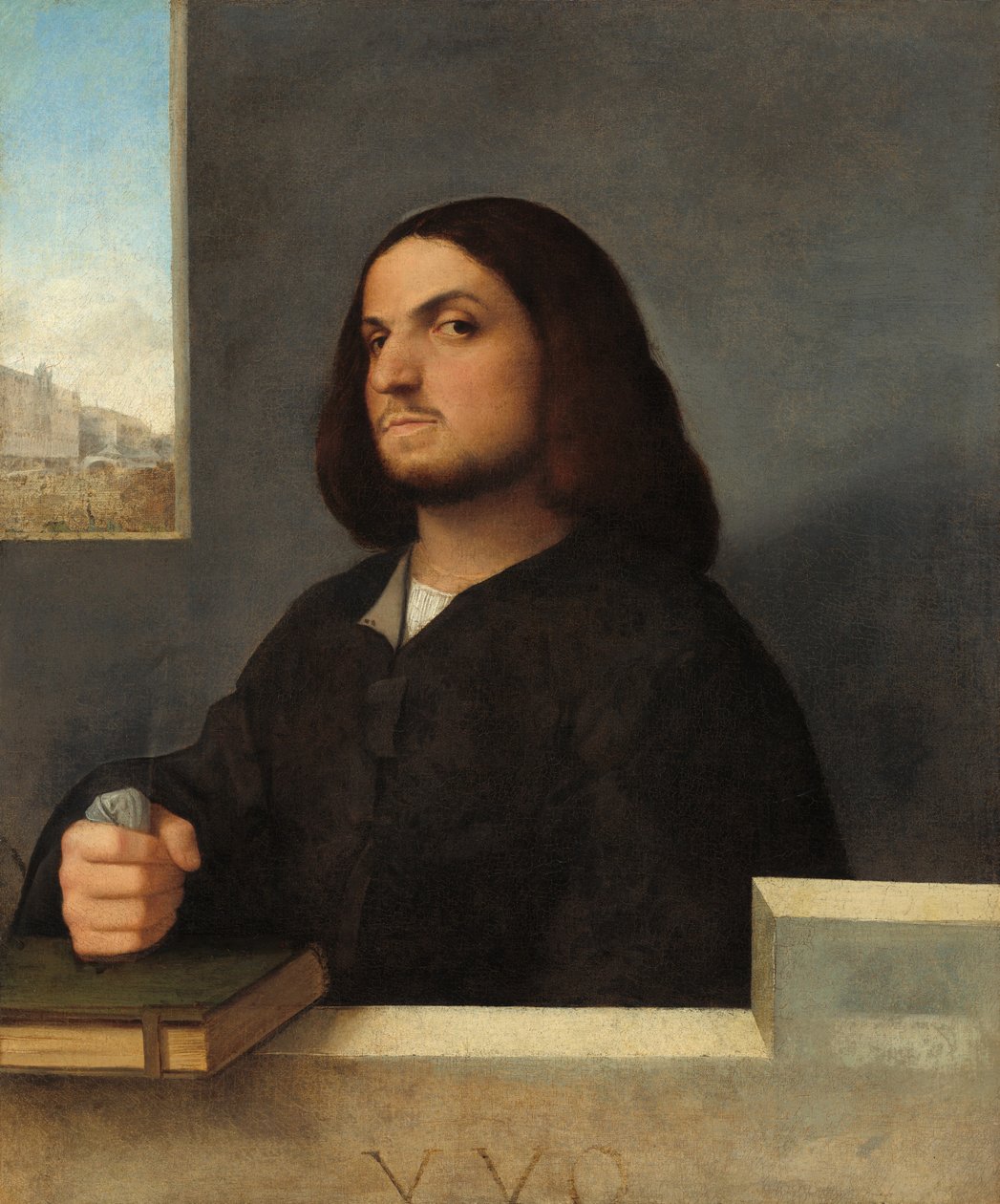 威尼斯绅士的肖像》（Portrait of a Venetian Gentleman 作者 卡里亚尼