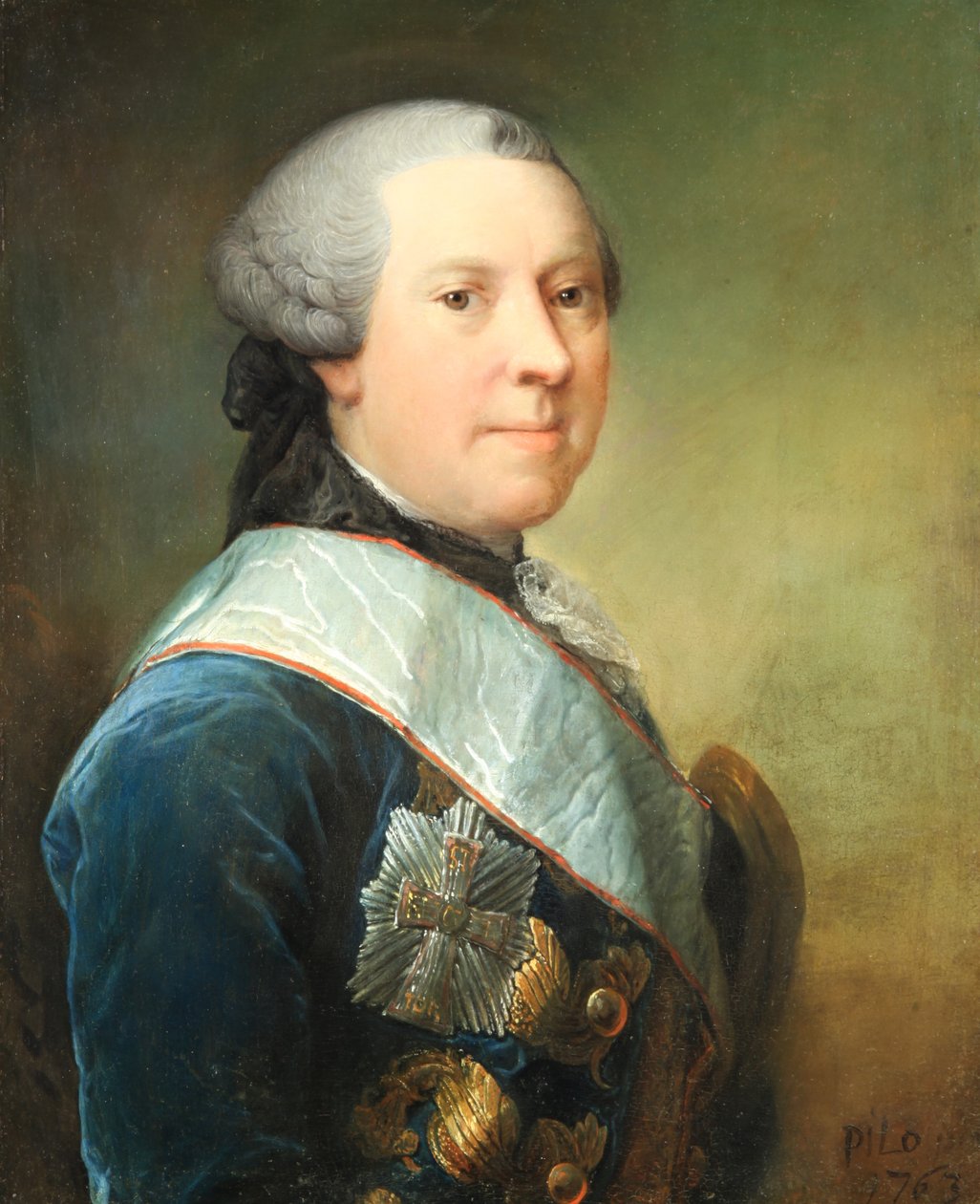 Christian Conrad Danneskiold-Laurvig（1723-1783）的一幅画 作者 卡尔·古斯塔夫·皮洛