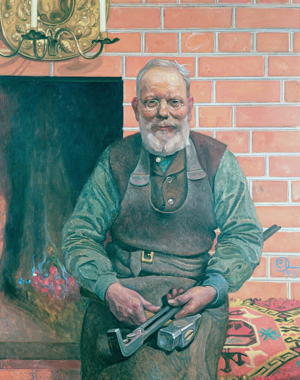 Erik Erikson，铁匠 作者 卡尔·拉森