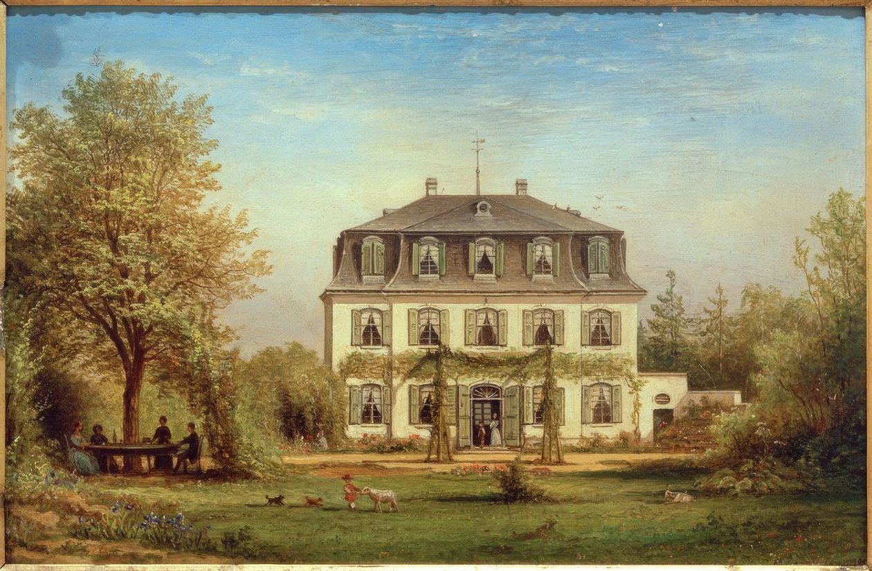 C.Morgenstern，Gartenhaus d。萨克森州班萨银行家。 作者 卡尔·摩根斯坦