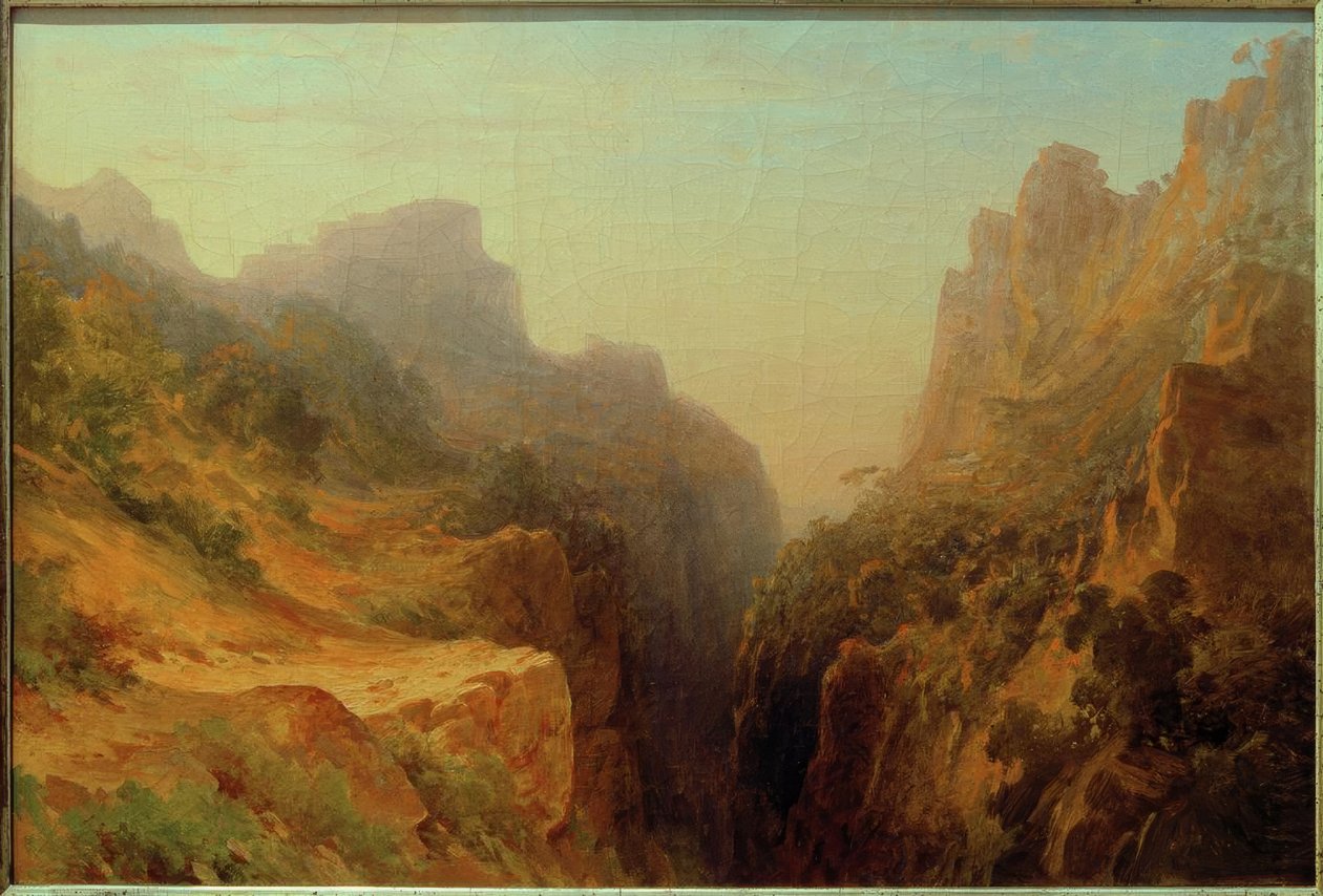 C.Morgenstern，亚平宁山脉的风景 作者 卡尔·摩根斯坦