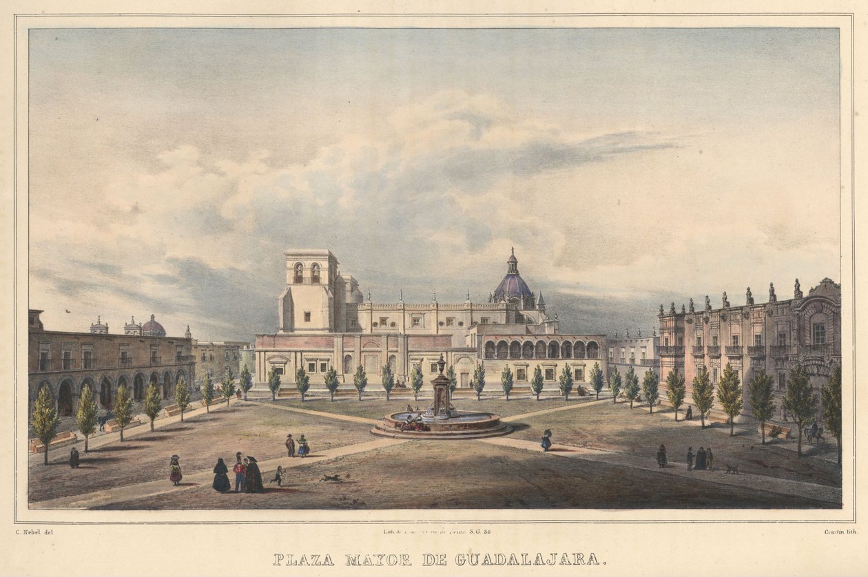 Plaza Mayor De Guadalajara 作者 卡尔·内贝尔