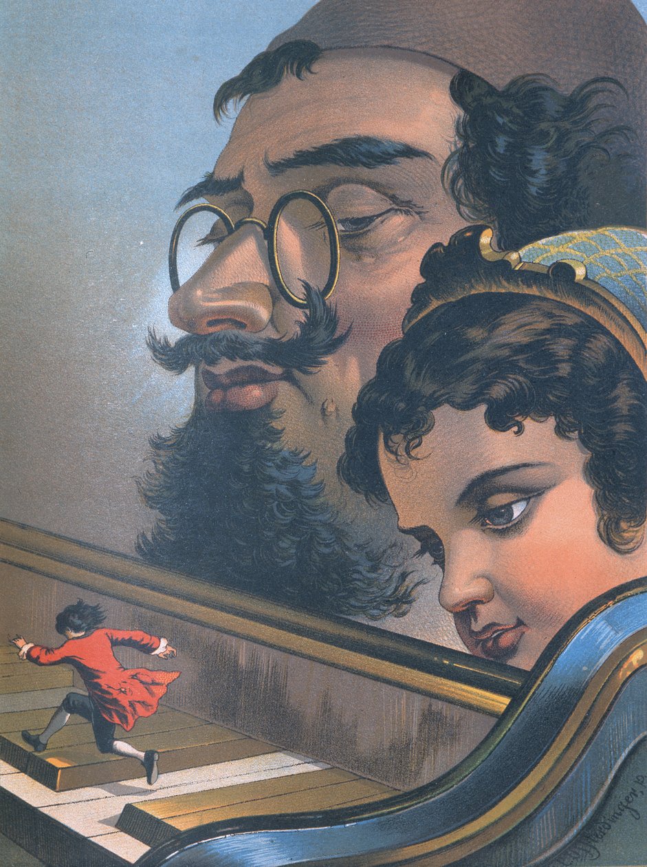 来自&39;Gulliver&39;s Travels&39;的插图作者：Jonathan Swift（1667-1745） 作者 卡尔·奥弗丁格