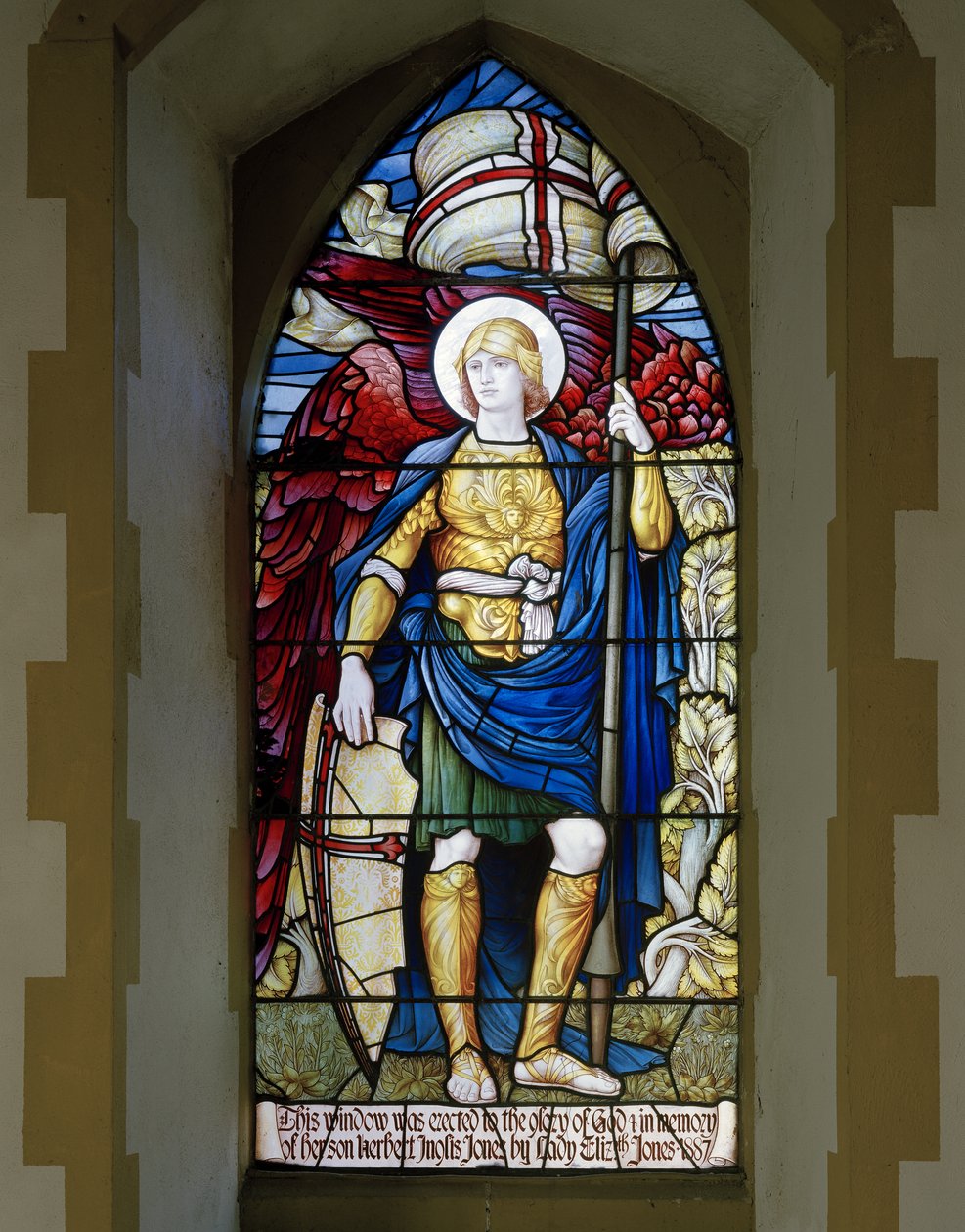 Betws Bledrws，St Bledrws，Shrigley＆Hunt（1873-1982），Carl Almquist，St Michael，1887 作者 卡尔·阿尔姆奎斯特