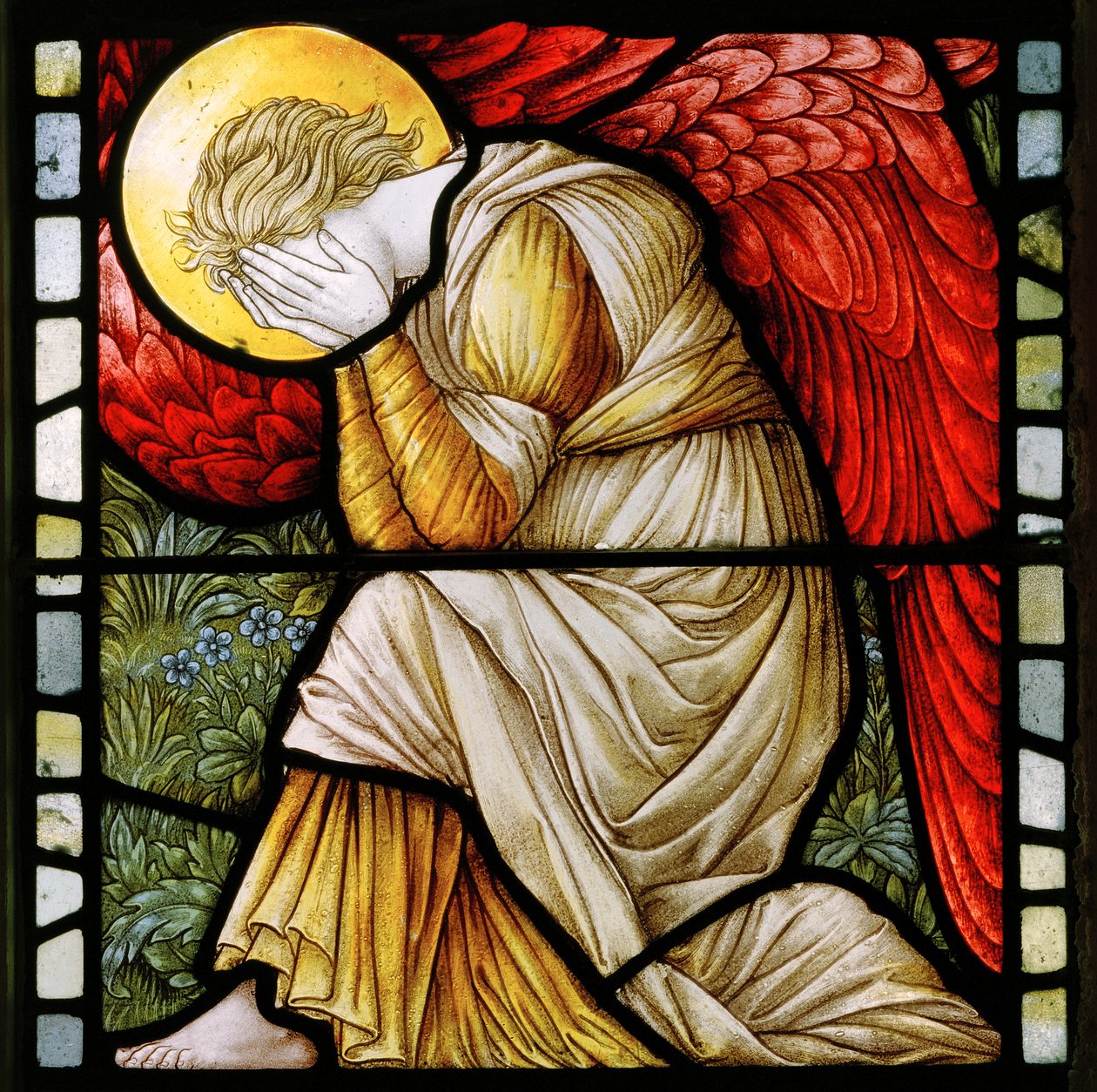 Betws Bledrws，St Bledrws，Shrigley＆Hunt（1873-1982），Carl Almquist，Weeping Angel，1886 作者 卡尔·阿尔姆奎斯特