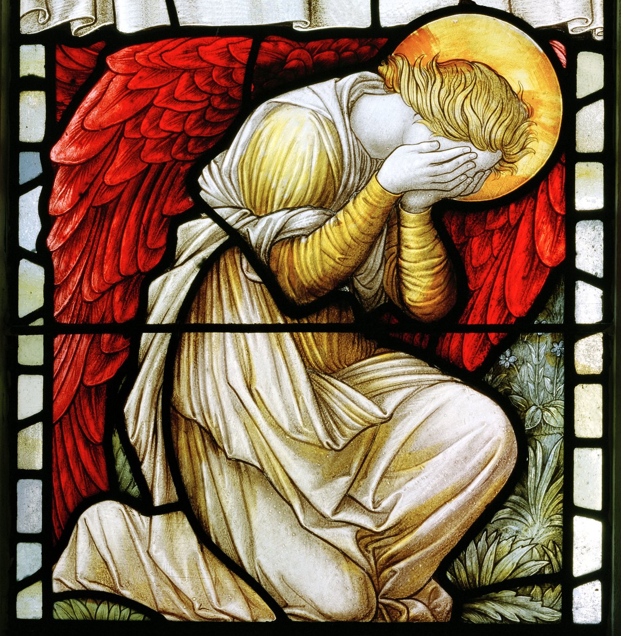 Betws Bledrws，St Bledrws，Shrigley＆Hunt（1873-1982），Carl Almquist，Weeping Angel，1886 作者 卡尔·阿尔姆奎斯特