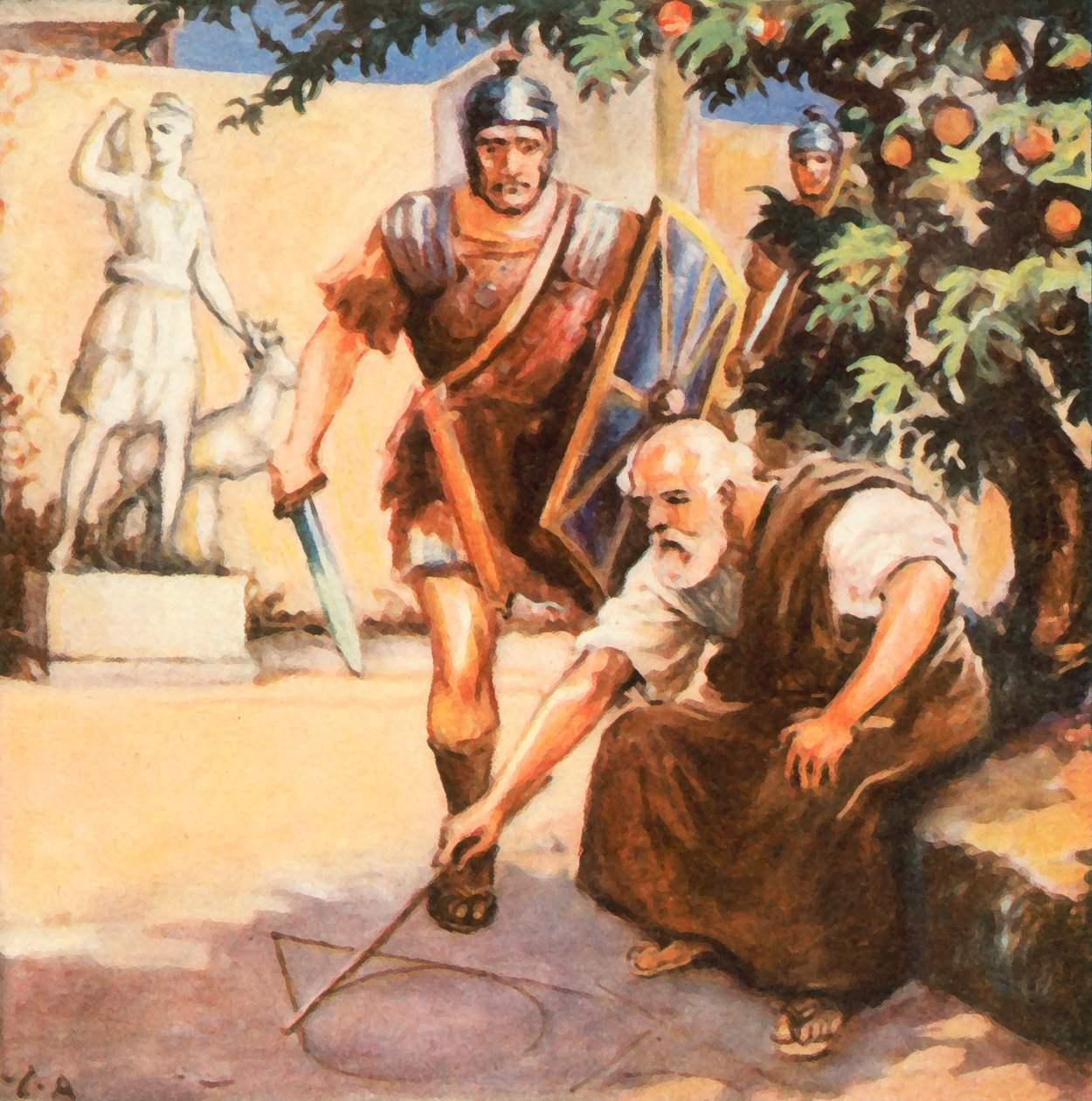 阿基米德之死》（增强型彩色石印版） 作者 