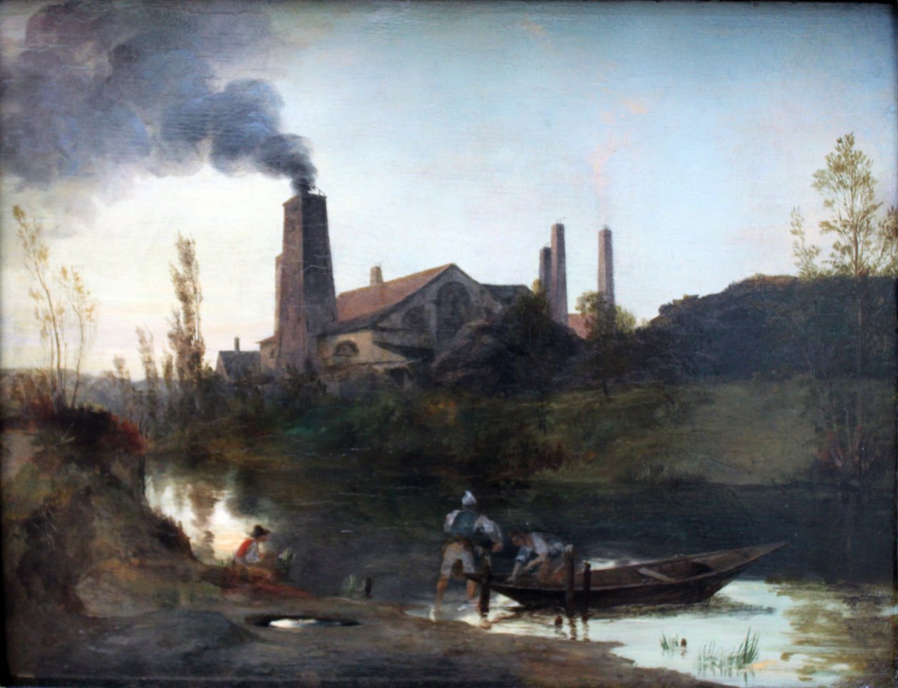 德语："Walzwerk Neustadt-Eberswalde "或 "Eberswalde 附近的轧钢厂" Neustadt-Eberswalde 轧钢厂 作者 卡尔布莱臣