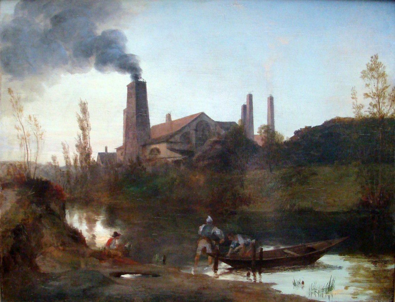 德语："Walzwerk Neustadt-Eberswalde "或 "Eberswalde 附近的轧钢厂" Neustadt-Eberswalde 轧钢厂 作者 卡尔布莱臣