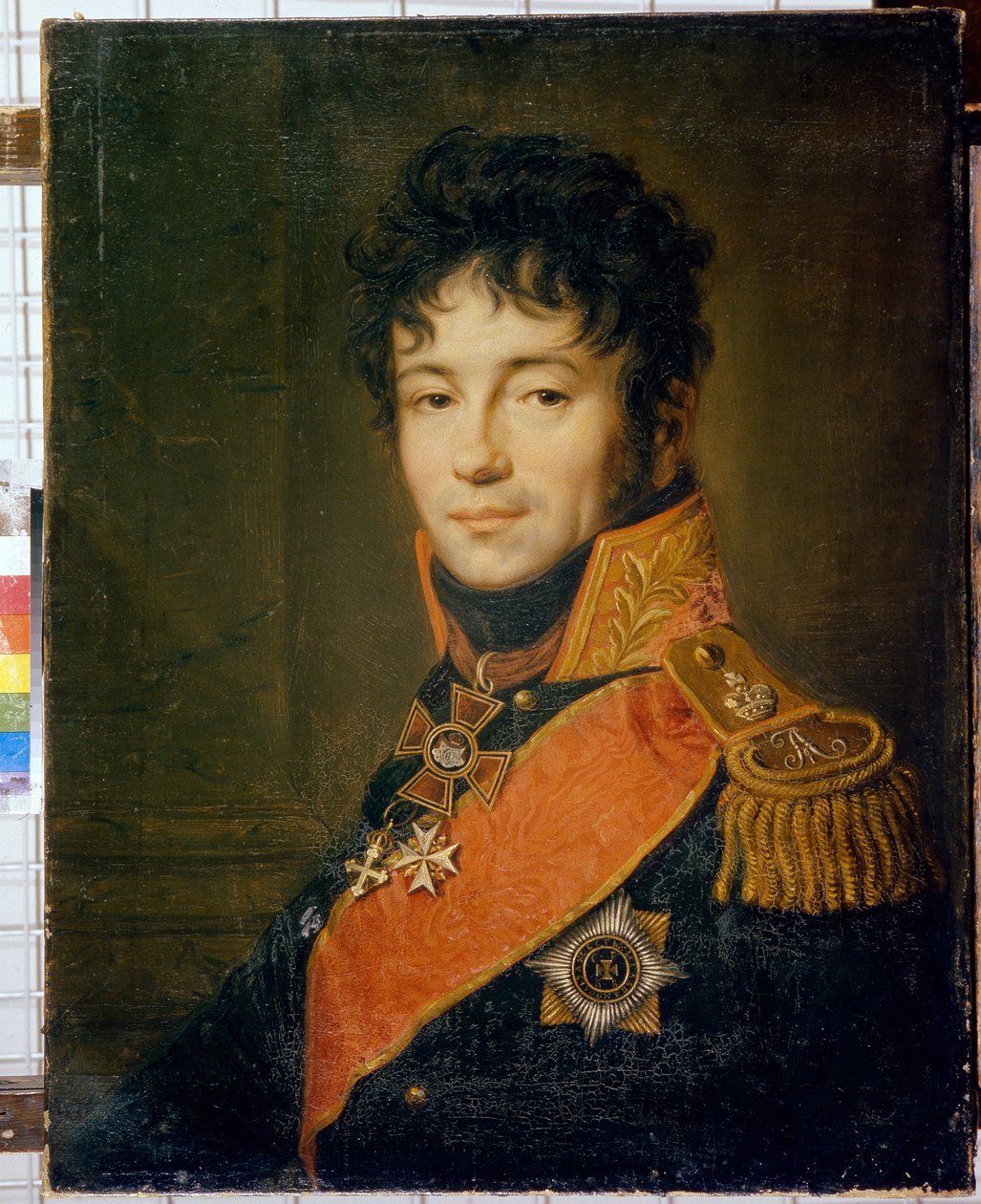Portrait du comte Evgraf Fedotovich Komarovsky (1769-1843) - Peinture de Carl Christian Vogel von Vogelstein (1788-1868), huile sur toile, 67x52 cm - Portrait of Count Evgraf Fedotovich Komarovsky, Oil on canvas by Carl Christian Vogel von Vogelstein - Sta 作者 Vogelstein的Carl Christian Vogel
