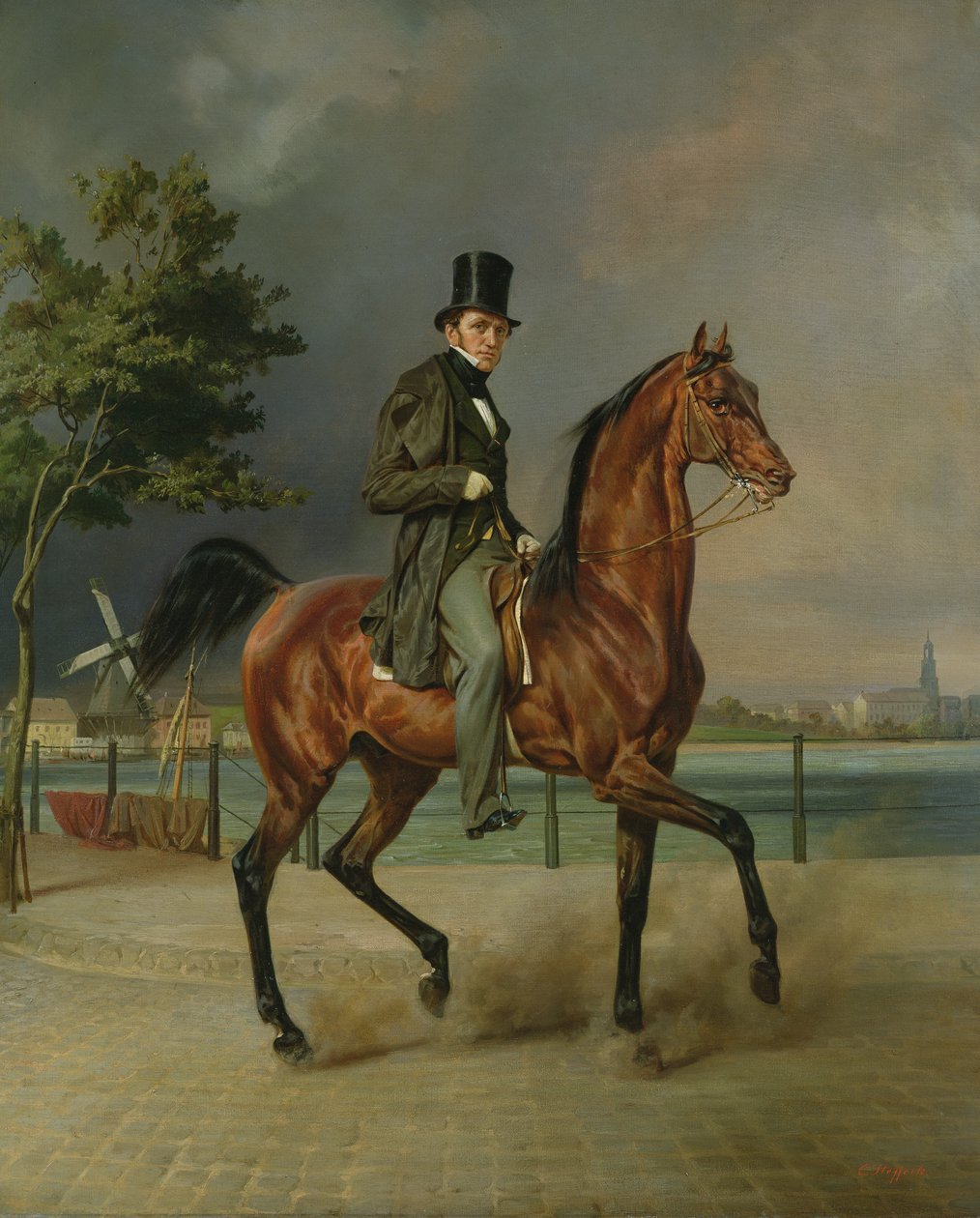 商人，Carl August Staegemann（1803-64） 作者 卡尔·康斯坦丁·斯特菲克