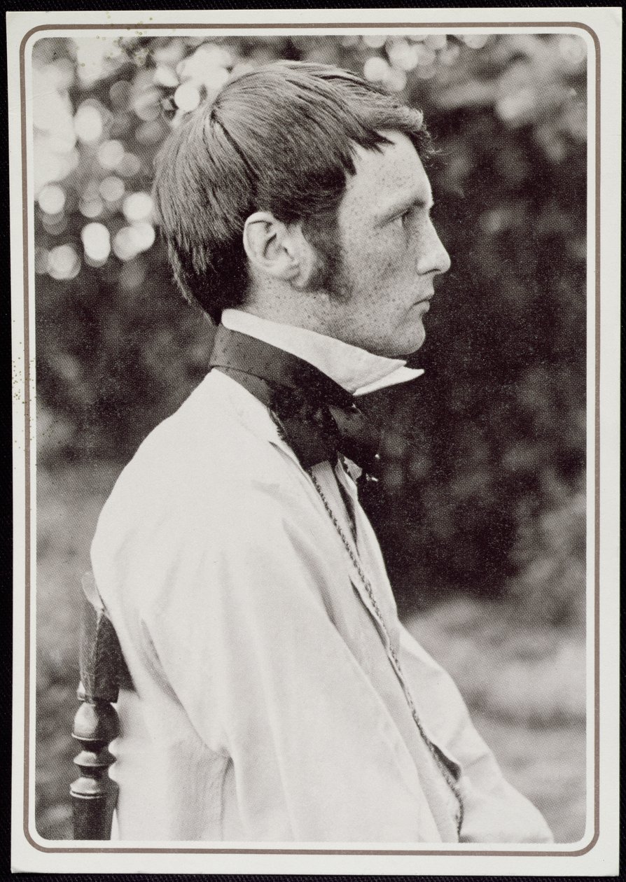 Heinrich Vogeler（1872-1942）1898年的肖像（bw照片） 作者 卡尔·埃格