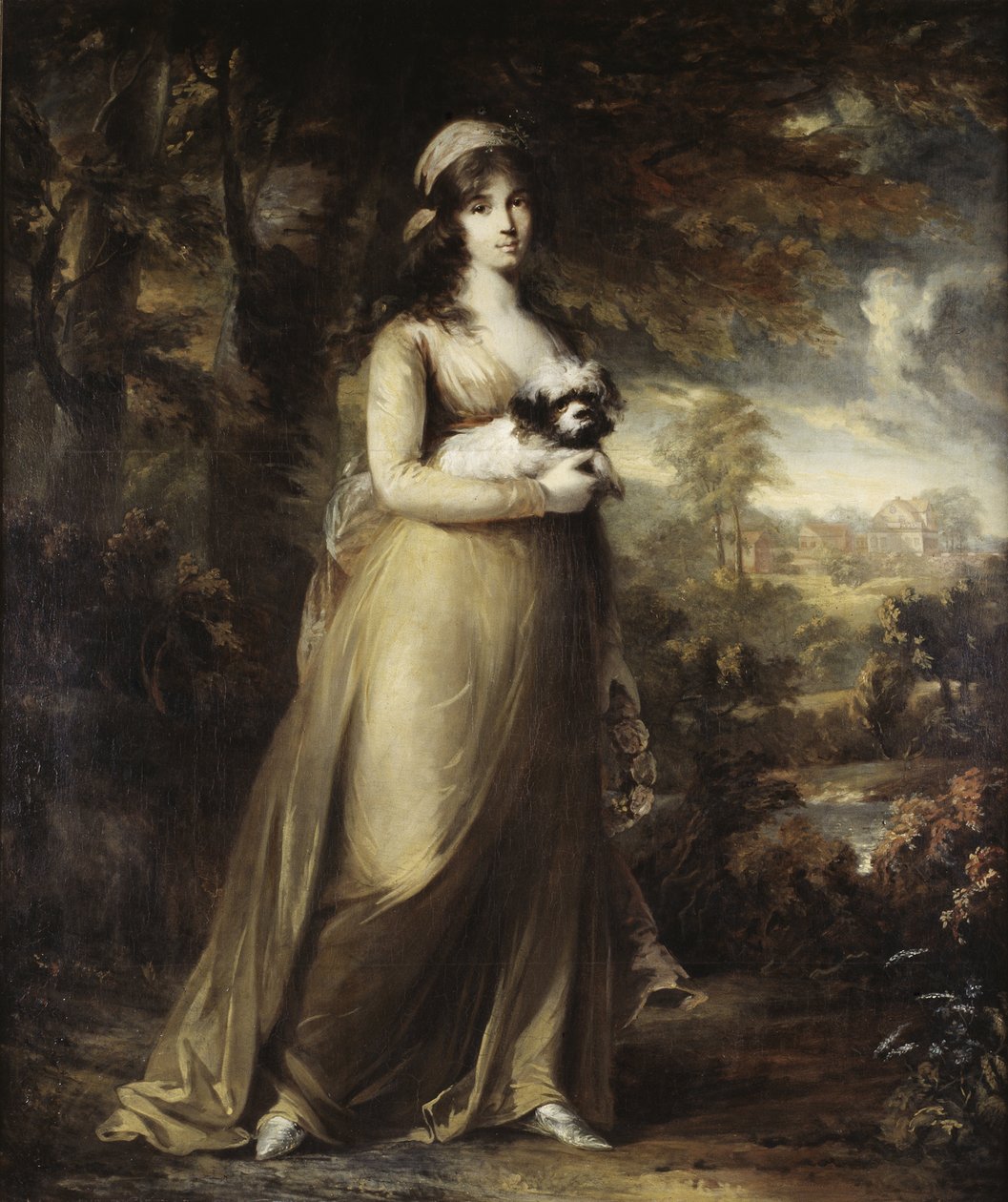 Portrait of the opera singer Teresa Vandoni, by Breda, Carl Frederik von (1759-1818). Oil on canvas 作者 布雷达的卡尔·弗雷德里克（Carl Frederick）