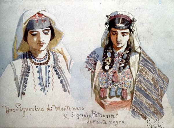 Una Signorina di Monte Negro和Signora Petrana di Monte Negro