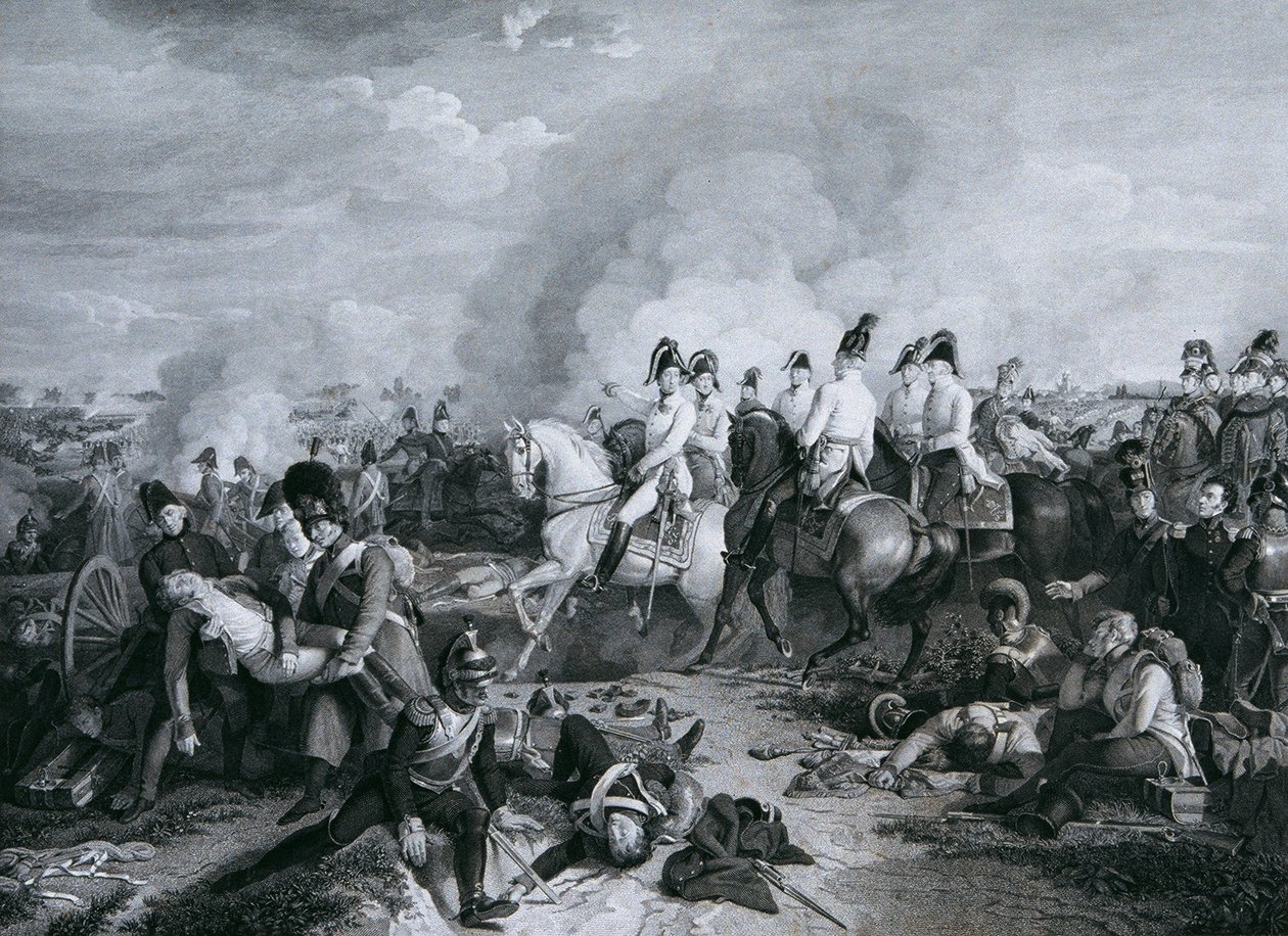 阿斯佩恩战役中的奥地利大公查尔斯 作者 卡尔·海因里希·拉尔（Carl Heinrich Rahl）