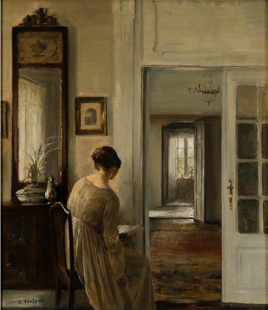 Lecture. La femme du peintre - Reading. The Painter