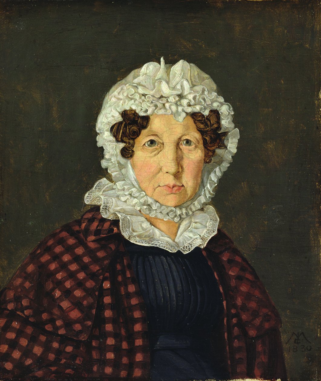 Maria Christine Hubbe，1830年 作者 卡尔·朱利叶斯·米尔德