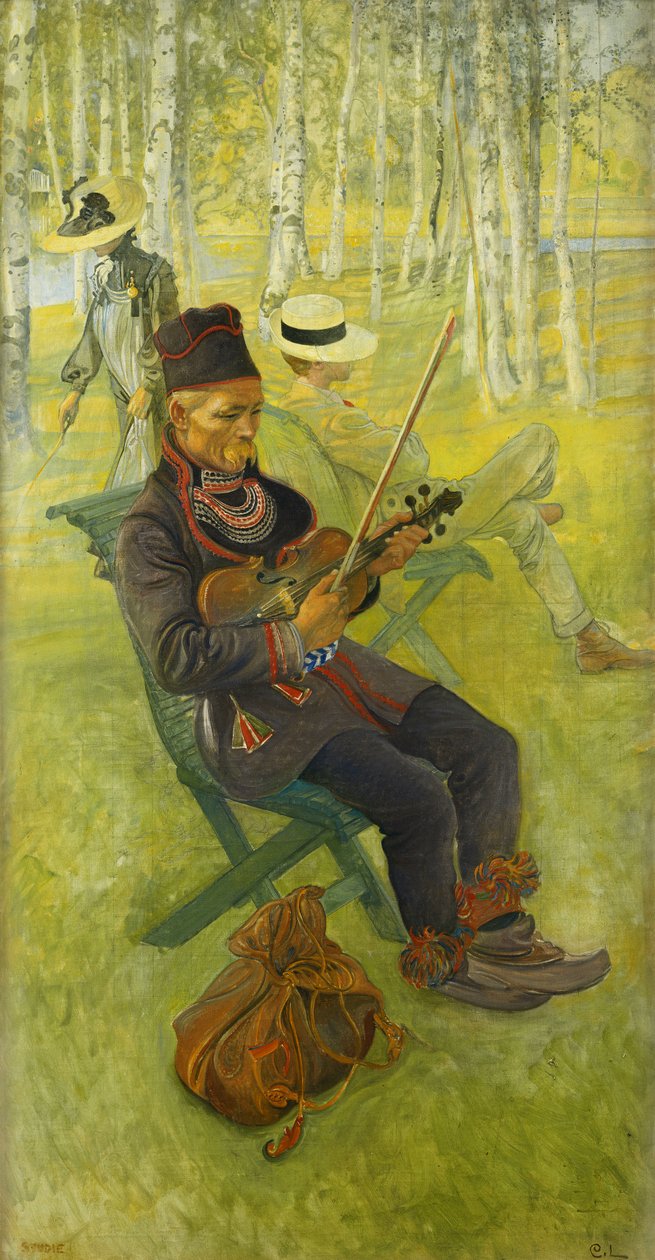 拉普兰拉普·斯珀兰德（Lapp Spelender），1910年 作者 卡尔·拉森