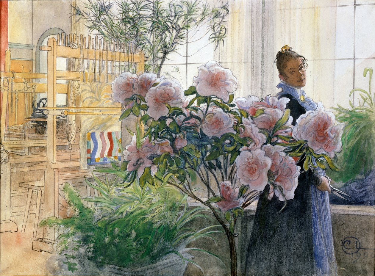 杜鹃花 作者 卡尔·拉森
