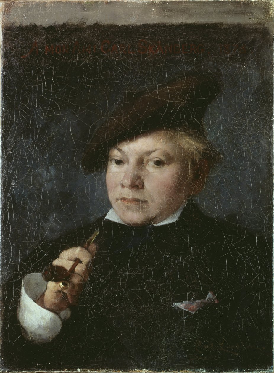 艺术家Carl Skanberg，1878年 作者 卡尔·拉森