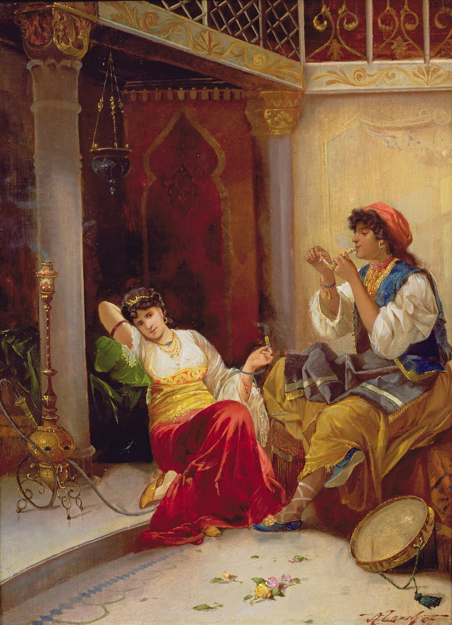 Harem Beauties，1896 作者 卡尔·利伯特·奥古斯特·伦茨