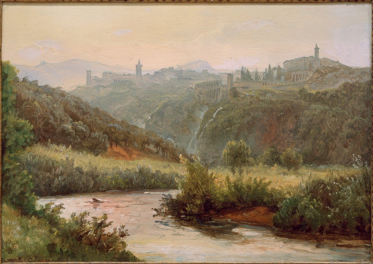 Blick auf Tivoli und die Wasserfälle 作者 卡尔·摩根斯坦