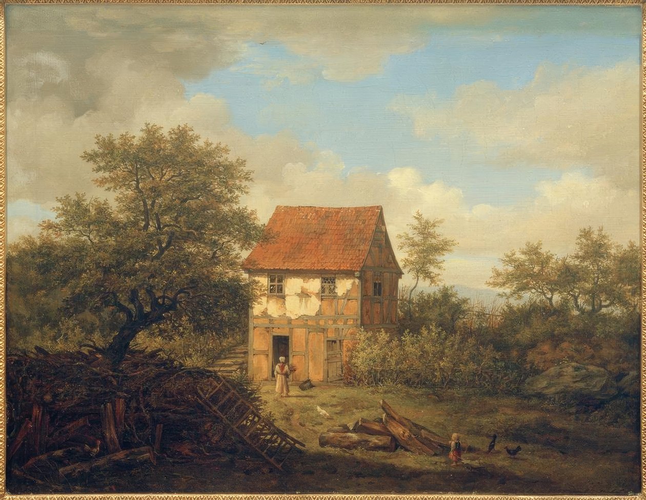 C.Morgenstern，在Taunusgebirge的Schloss Born的比赛 作者 卡尔·摩根斯坦