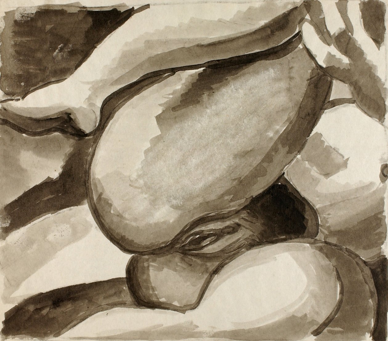 女性裸体 作者 卡尔·纽曼