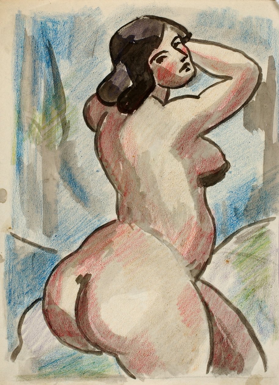 女性裸体 作者 卡尔·纽曼