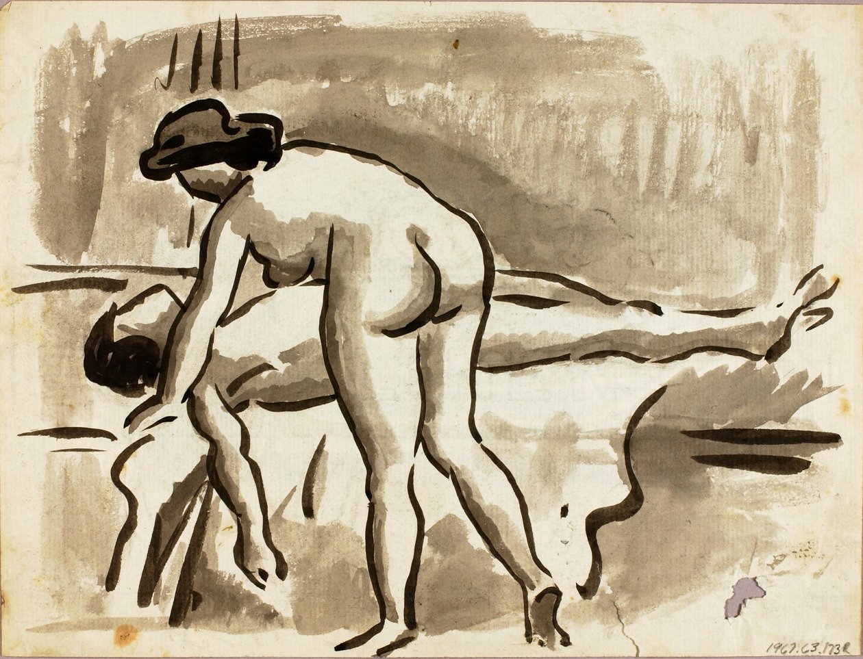男女裸体 作者 卡尔·纽曼