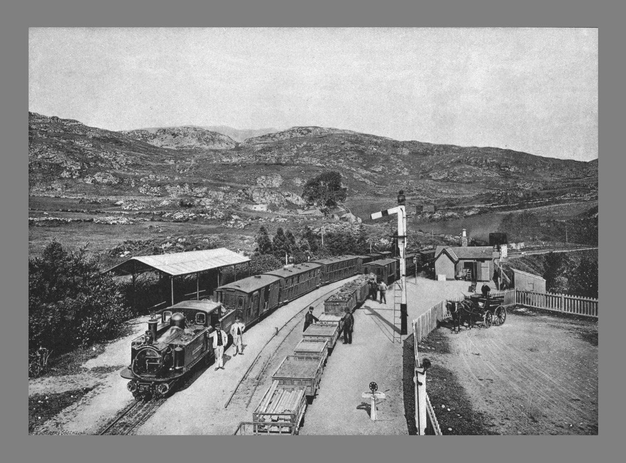 Ffestiniog铁路：Tan-Y-Bwlch站，c1900 作者 卡尔·诺曼