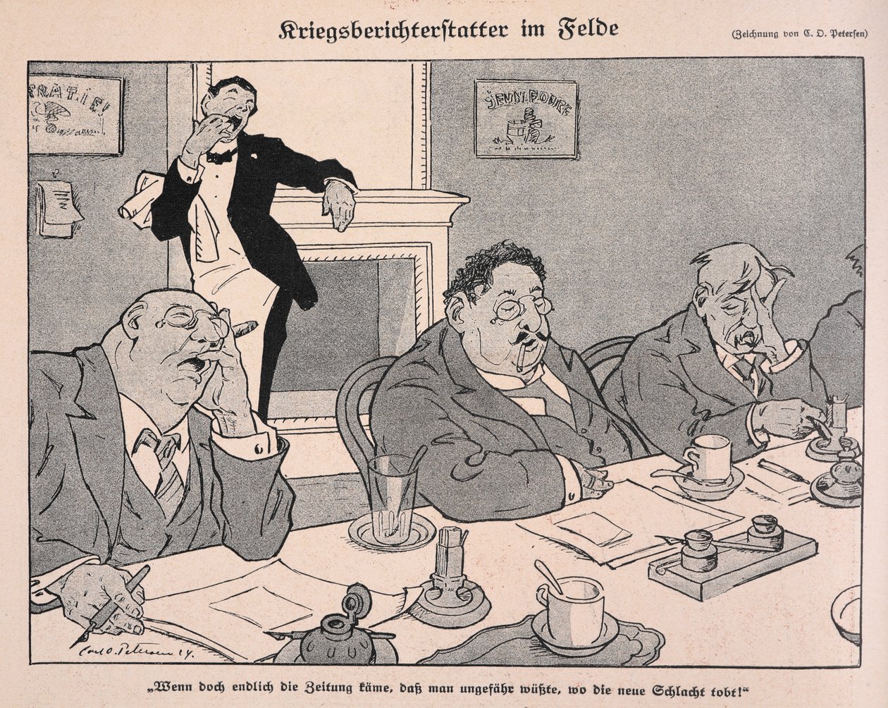 Kriegsberichterstatter im Felde：战地记者 作者 卡尔·奥洛夫·彼得森