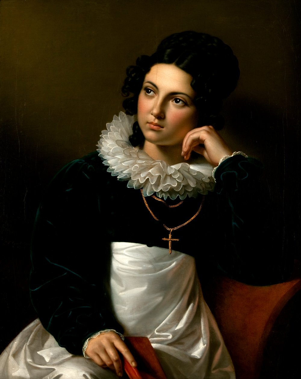 雕塑家 Josef Klieber 的妻子 Rosalia Klieber 作者 老卡尔·彼得·戈贝尔一种。