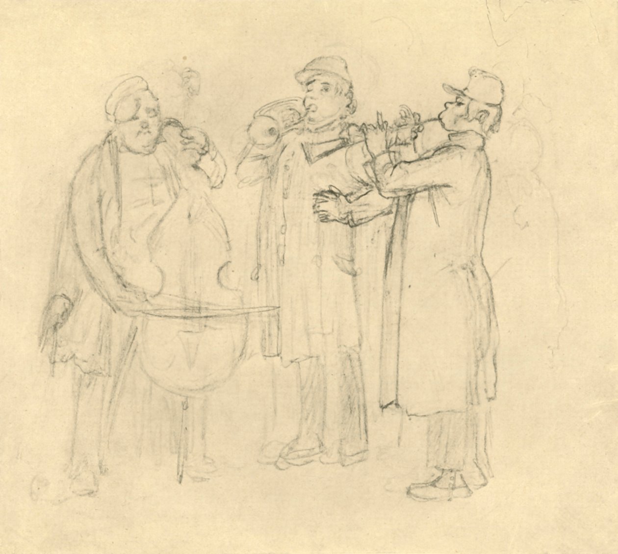 Bettelmusikanten，19世纪中叶，c1924。 作者 卡尔·斯皮茨维格